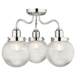 Tamara 3 Light Semi Flush Ceiling Light IP44