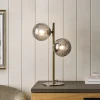 Tamara 2-Light Antique Brass Table Lamp