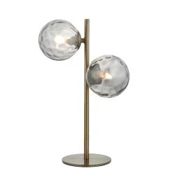 Tamara 2-Light Antique Brass Table Lamp