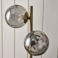 Tamara 2-Light Antique Brass Table Lamp