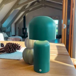 Tina Green LED Rechargeable Touch Table Lamp