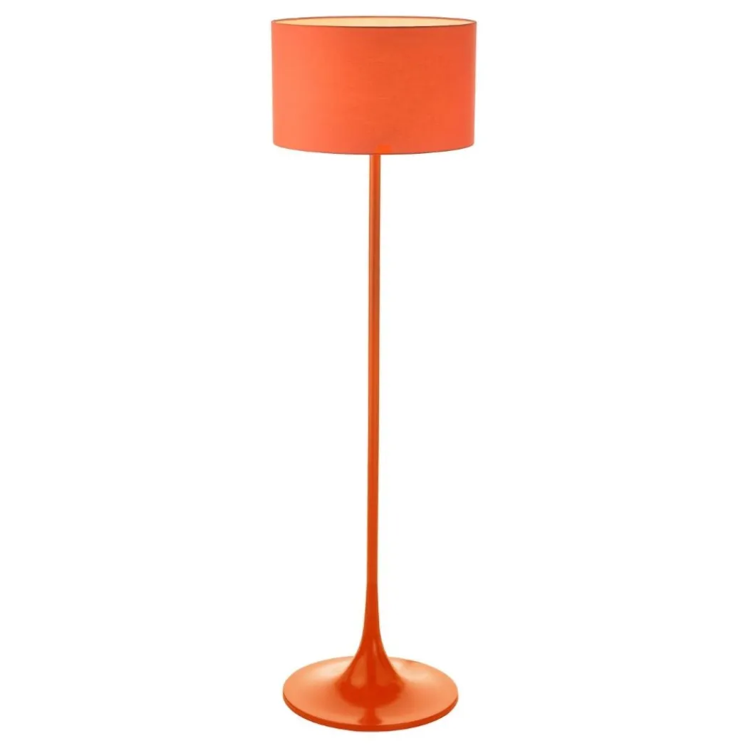 Toledo Burnt Orange Retro Floor Lamp