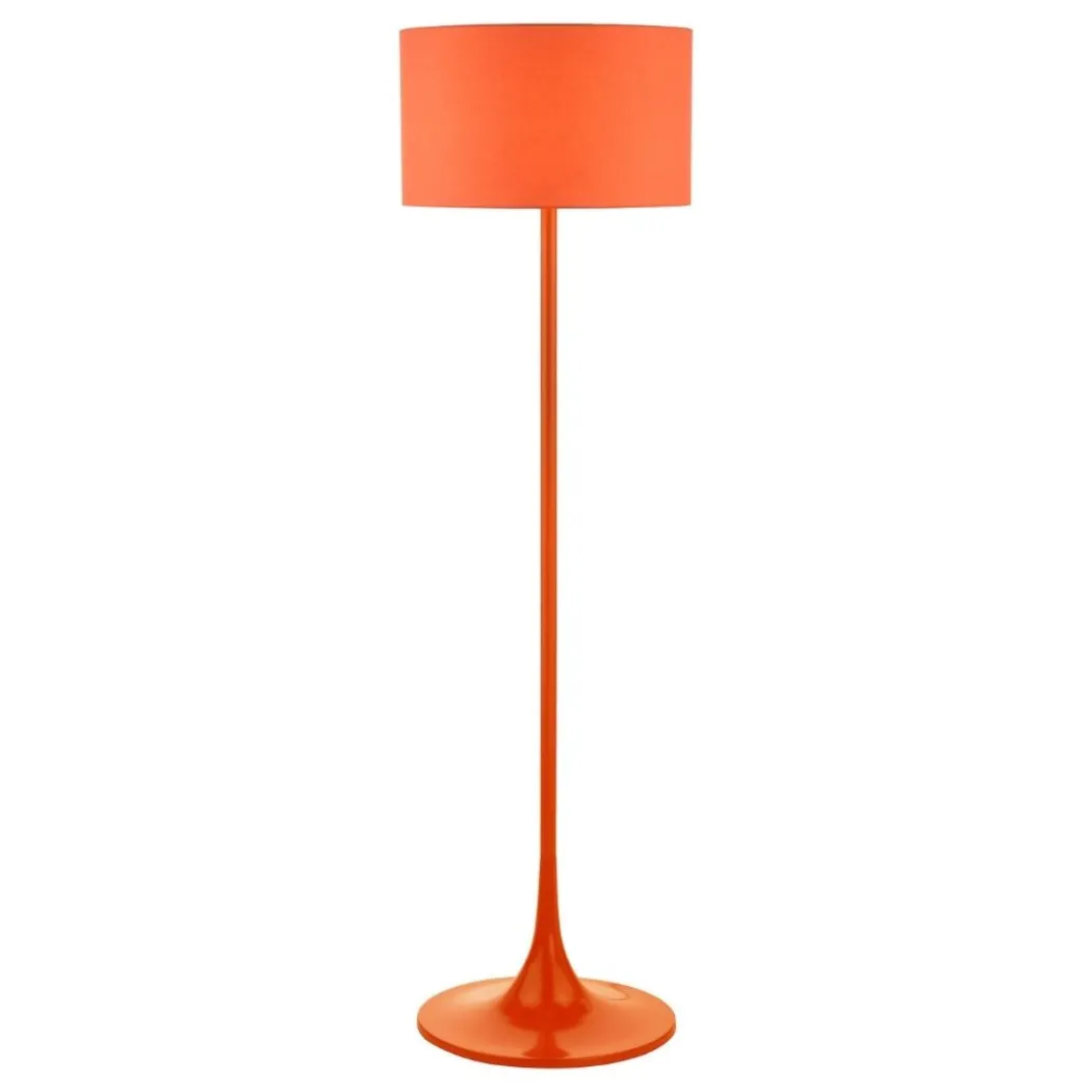 Toledo Burnt Orange Retro Floor Lamp