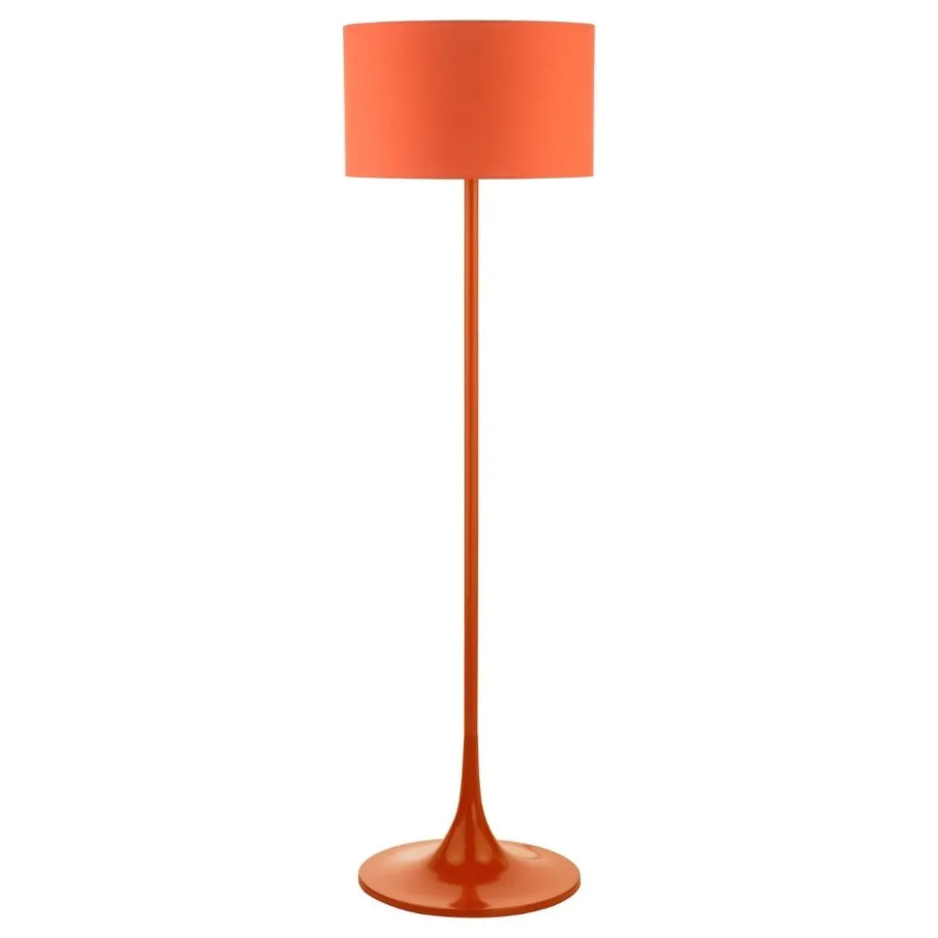 Toledo Burnt Orange Retro Floor Lamp