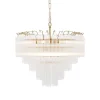 Toulouse 12 Light Brass & Glass Pendant Ceiling Light