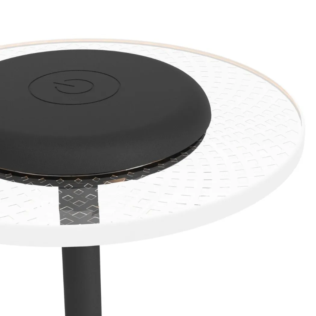 Trepella Black LED Touch Table Lamp