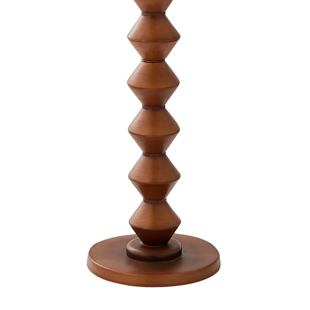 Trezza Walnut Floor Lamp