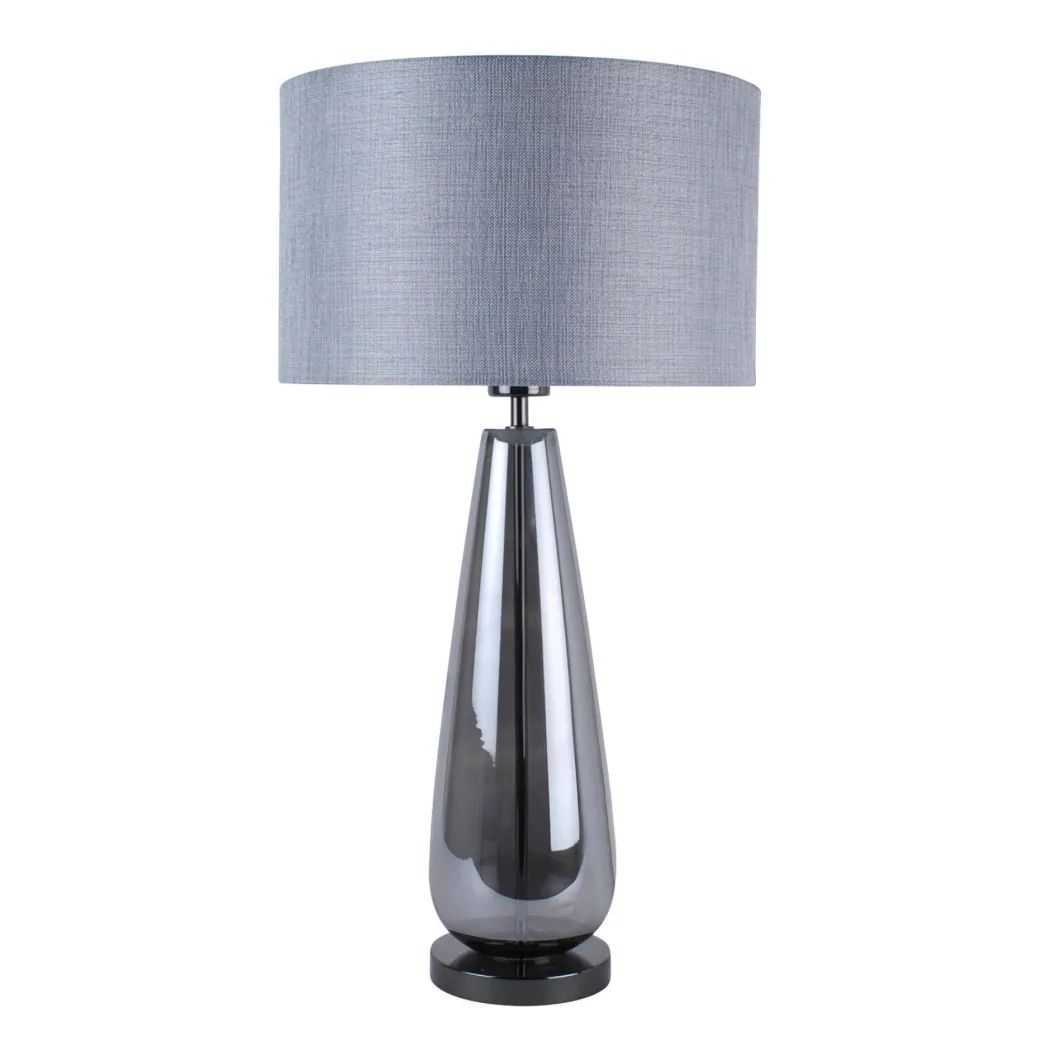 Tulisa Tall Smoked Glass Table Lamp
