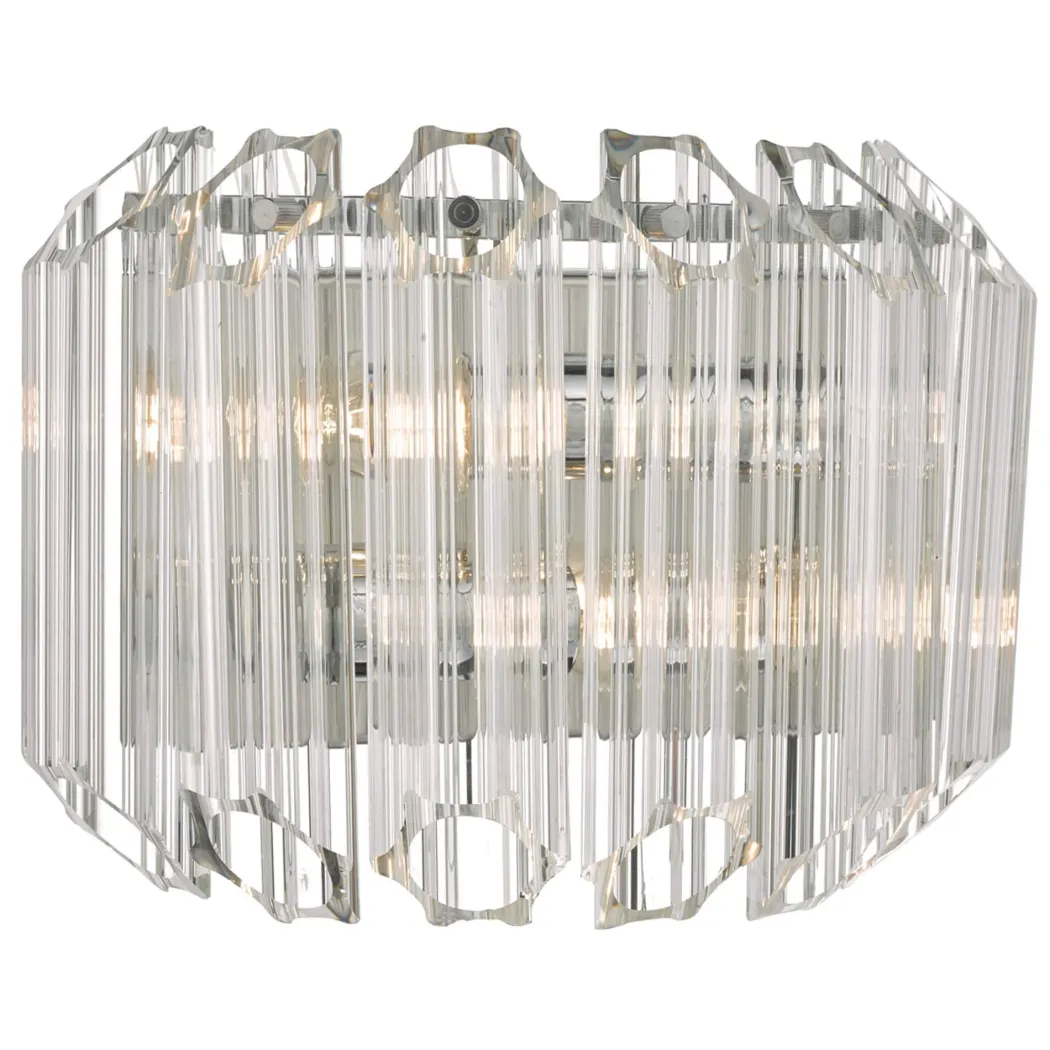Tuvalu Wall Light Polished Chrome