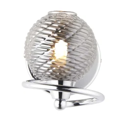 Twine Polished Chrome Wall Light