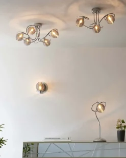 Twine Polished Chrome Wall Light