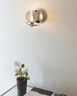 Twine Polished Chrome Wall Light
