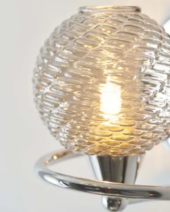 Twine Polished Chrome Wall Light