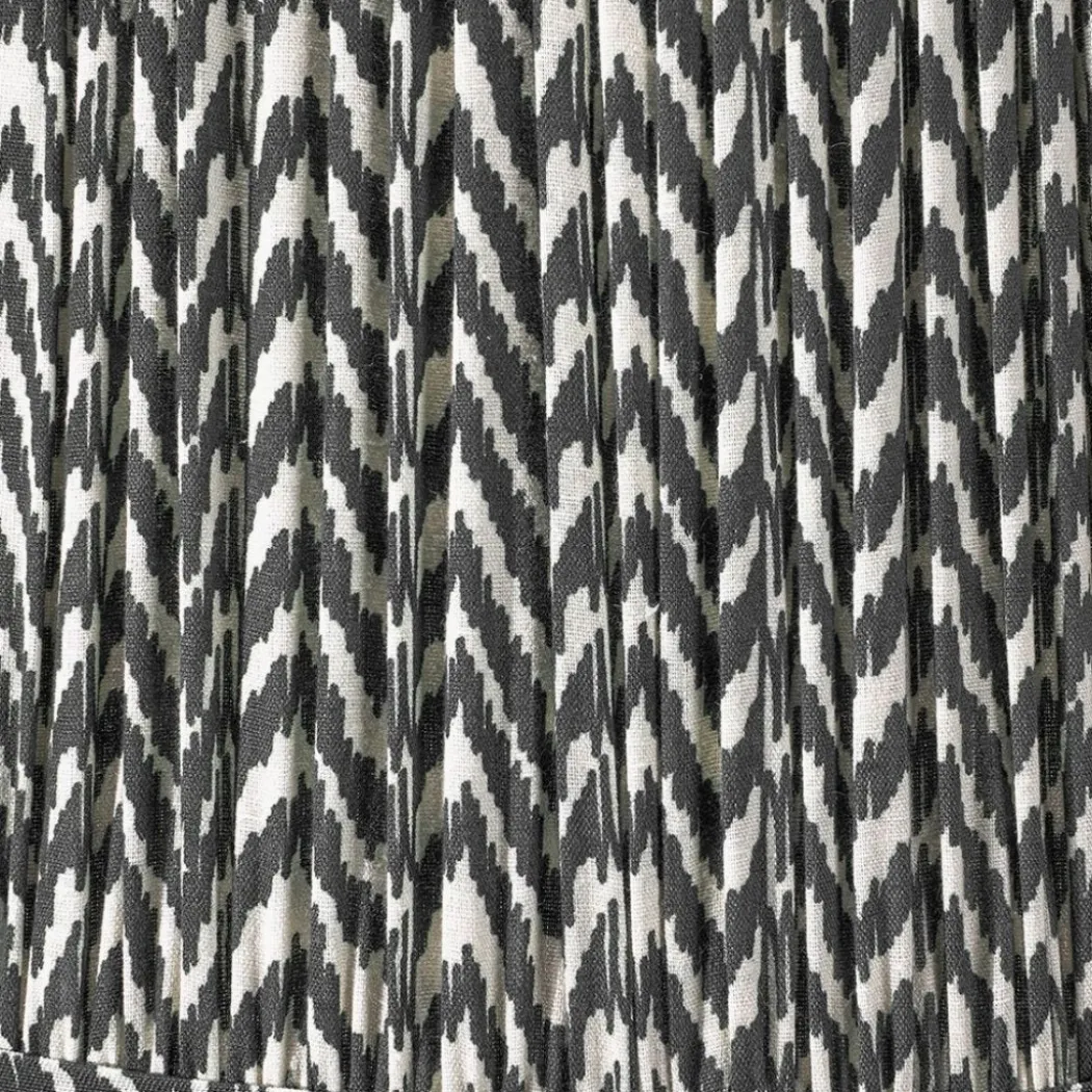Vienna 40cm Black & White Chevron Shade