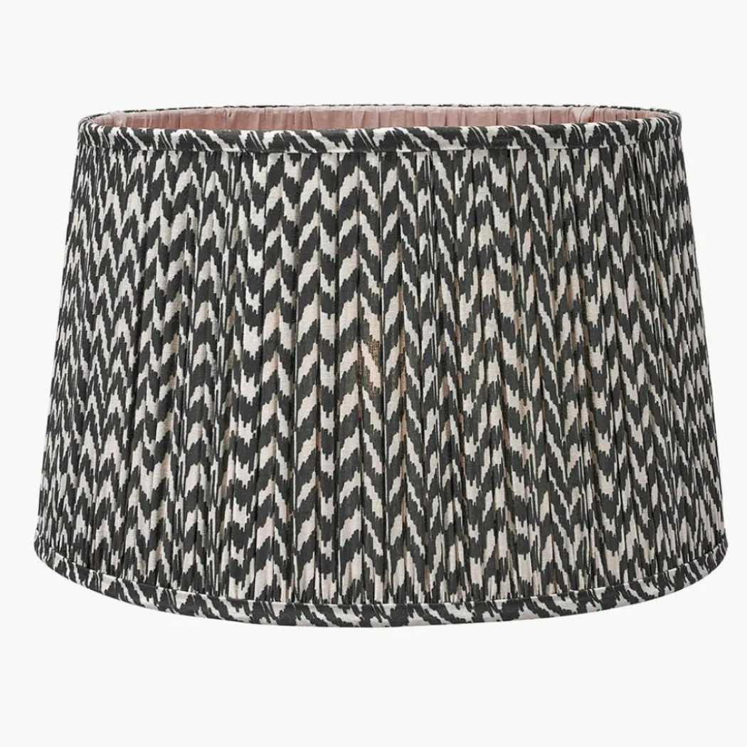 Vienna 40cm Black & White Chevron Shade