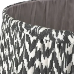 Vienna 35cm Black & White Chevron Shade