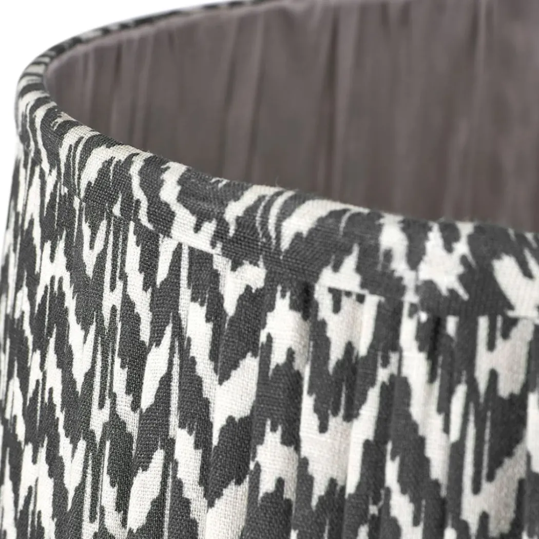 Vienna 35cm Black & White Chevron Shade