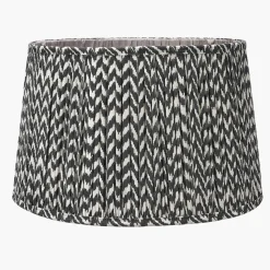 Vienna 35cm Black & White Chevron Shade