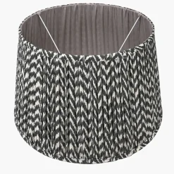 Vienna 35cm Black & White Chevron Shade