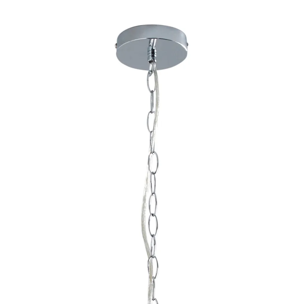 Vivienne 8 Light Chrome & Clear Chandelier Ceiling Pendant