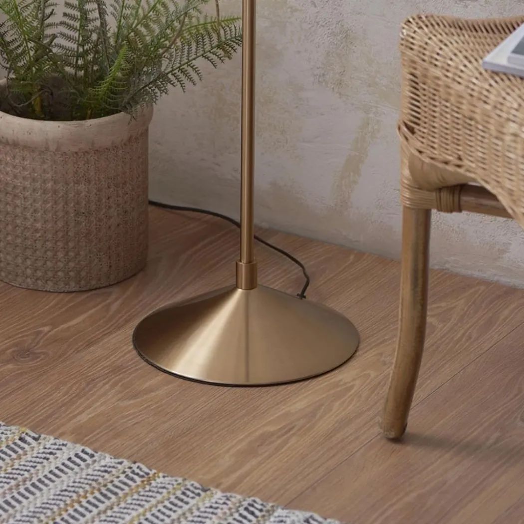 Wriggle Brass Floor Lamp
