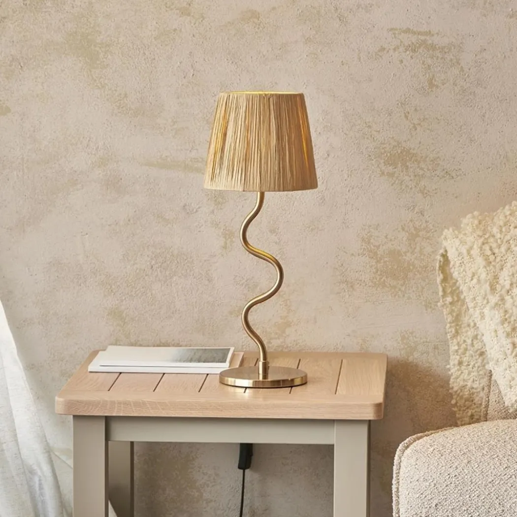 Wriggle Brass Table Lamp